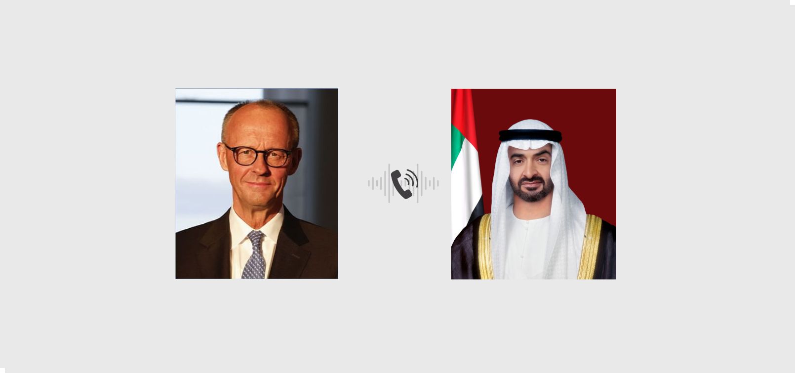 رئيس الدولة والمستشار الألماني يبحثان هاتفيا علاقات التعاون بين البلدين
