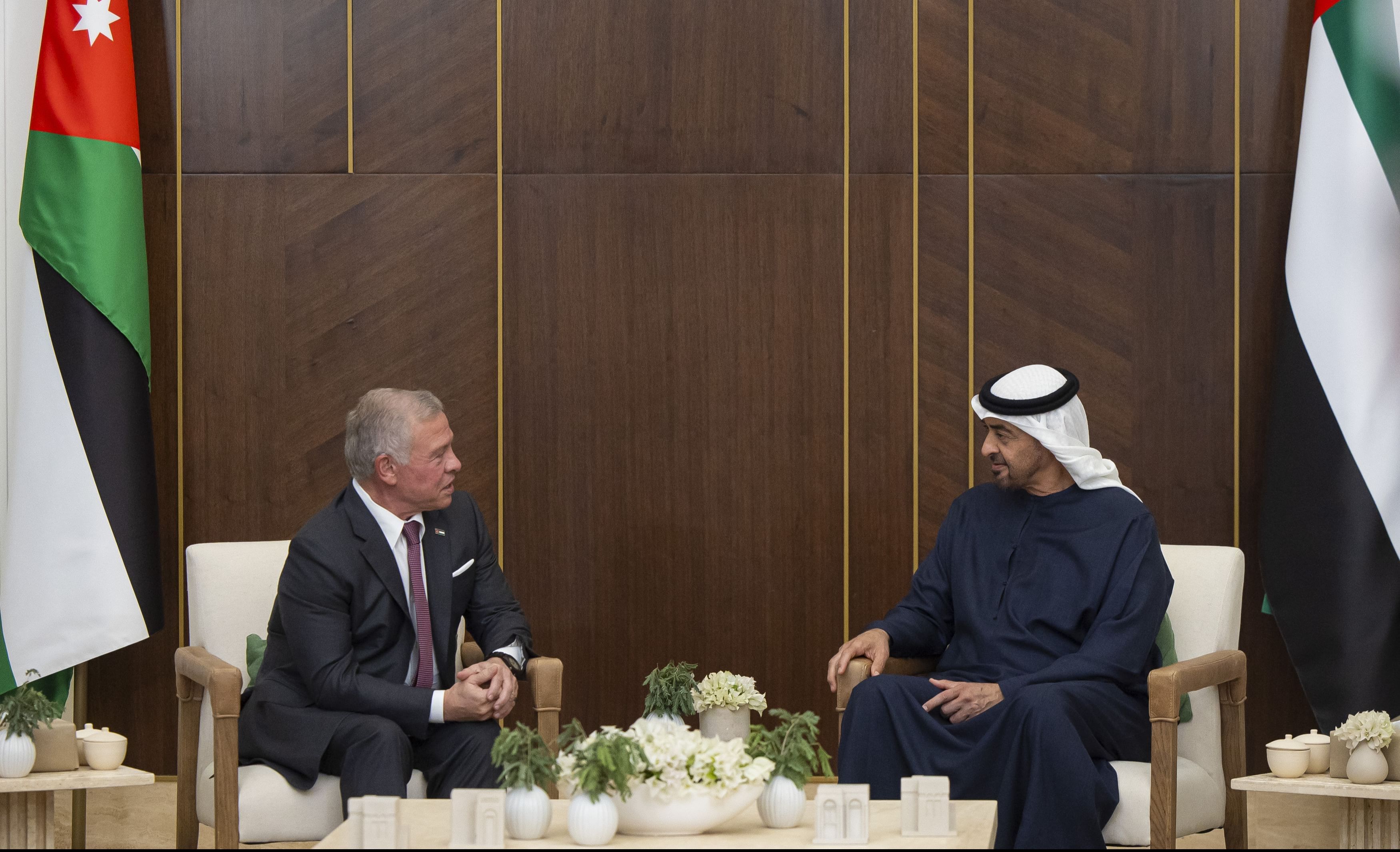 UAE President, King of Jordan discuss bilateral relations, regional developments